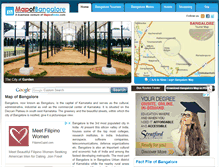 Tablet Screenshot of mapofbangalore.com